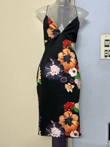 Pintrest Floral Print Bodycon Dress