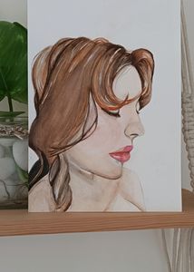 Water colour painting on A5