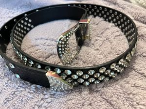 Rhinestone Studded Belt