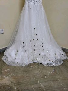 White Embellished Gown