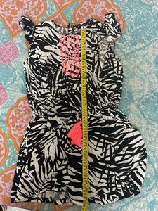 black and white jumpsuit for girls.