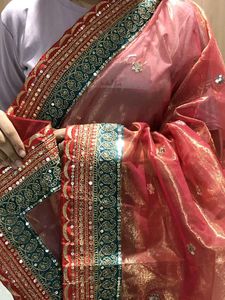 New Organza Saree 🧡