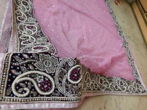 net daimond work 😍saree highest quality
