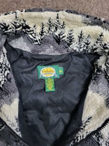 Patterned Fleece Jacket