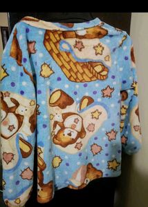 Cute Bear Print fur upper