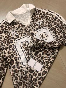 y2k Leopard Print Long Sleeve Top