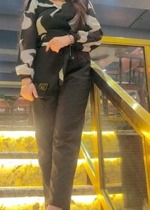 Black And White Jumpsuit