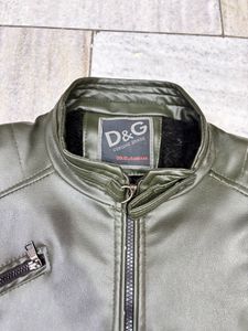 Olive Green Leather Jacket