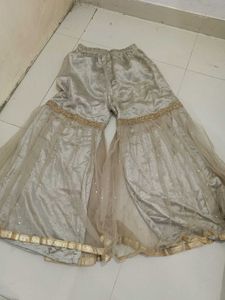 Elegant Gold Stone Garara Suit