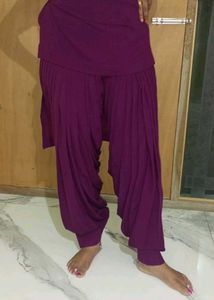 Purple Patiala Salwar Suit Set