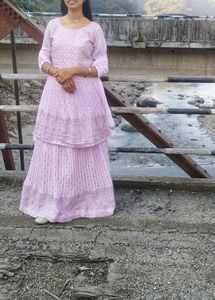 Pink lehanga choli set 🤩