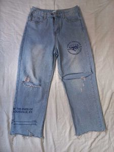 Y2k Blue Ripped Jeans