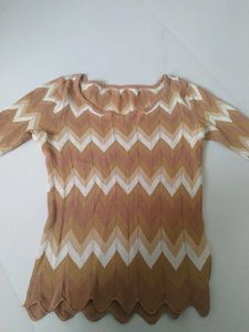 Chevron Knit Top