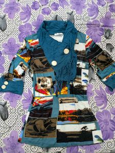 Stylish Multicolour Slim Fit Top
