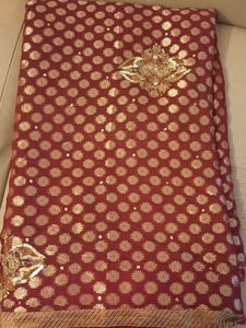 Elegant Maroon Saree