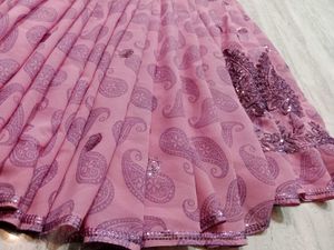 Elegant Pink Saree
