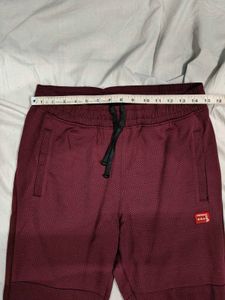 Burgundy Joggers