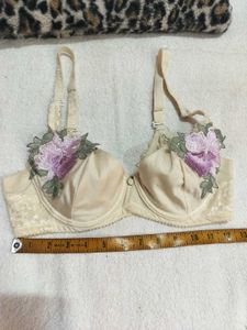 Floral Detail Bra
