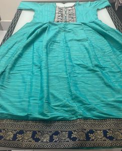 Anarkali Sea Green