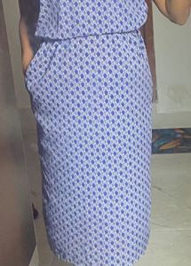 combo newme black and blue dress