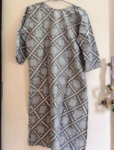 Gray Printed Kurti