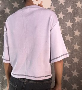 Knitted Heart Print Top