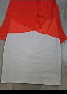 Girls Orange Dress