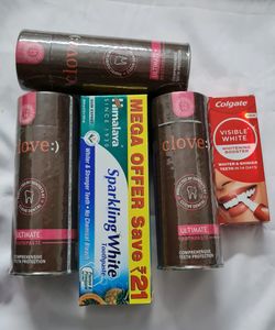 Tooth Paste And Teeth Whitener Combo
