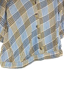 Plaid Button-Up Top