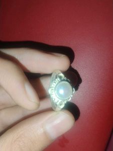 Silver Ring with Stone
