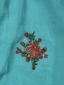 Floral Embroidered Girl's Dress