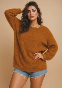 🎁 Buy1 Get1 Free Cozy Brown Knit Sweater E