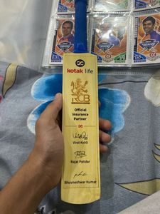 RCB Autographed Cricket Bat