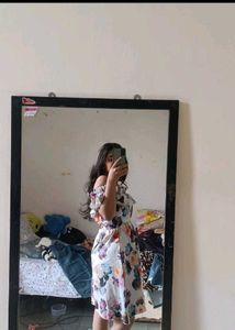 Floral Off-Shoulder Dress