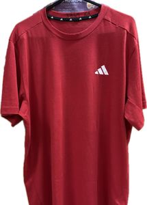 Adidas Red Essentials T-Shirt - Size M
