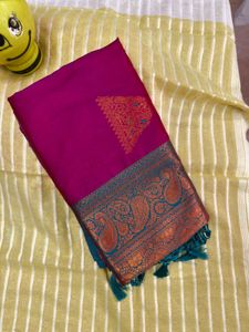 Kanchivaram Banrasi Silk Saree