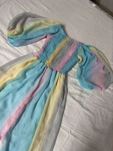 RAINBOW COLOUR JUMPSUIT