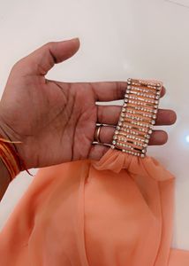 Peach Color Designer Dress