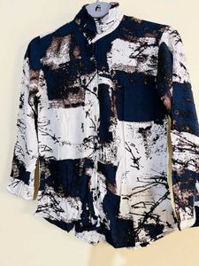 Abstract Print Shirt New With Tag