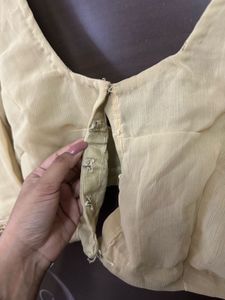 Golden Ready-Made Blouse
