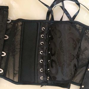 Vintage Embroidered Waist Corset