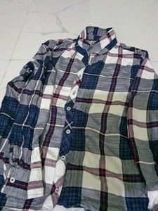 Plaid Button-Down Shirt
