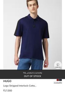 Hugo Boss Navy Polo Shirt