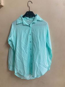 Pastel Oversized Button-Down