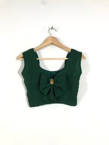 Dark Green Lehenga Choli Set (Women’s)