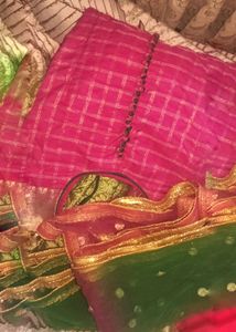 Pink Embroidered Kurta Set
