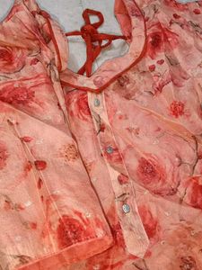 Floral Print Kurta