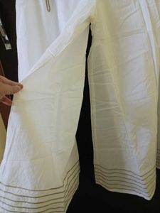 White And Golden Palazzos