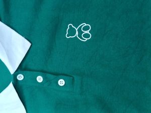 Cute Green Polo Top