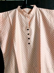 Women New Plus Size Peach Kurti Bust 46 W44 L40